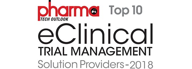 Pharma Tech Outlook eClinical Trial Management 2018 Top 10 Solution Providers 2018 logo